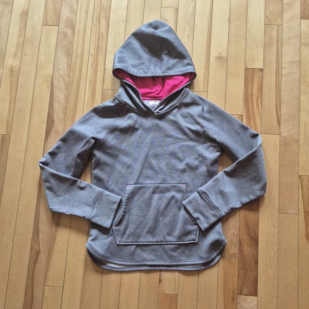 3/15$ Athletic Works Gray Hoodie with Pink Accents